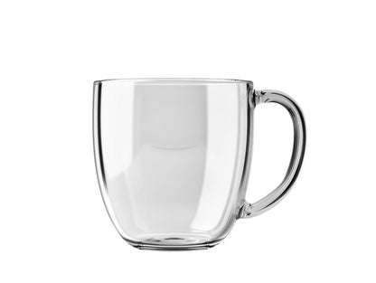 ELML Double-Walled Insulated Borosilicate Glass Coffee Mug for Espresso and Latte